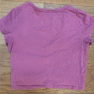American Eagle cinched v-neck crop top in size small